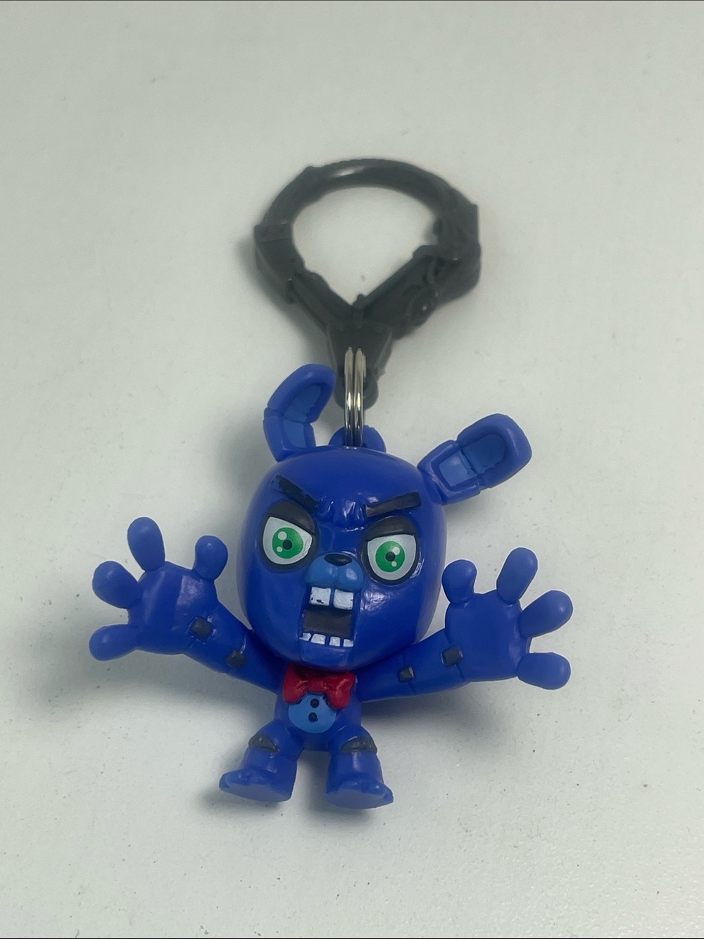 Five Nights at Freddys Bonnie Open Arms Figure Keychain Clip On Blue